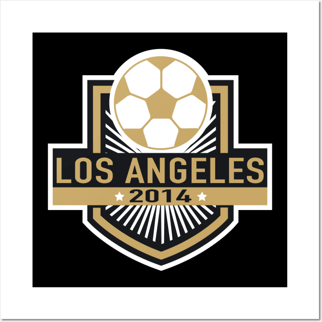 Los Angeles Soccer Wall Art by JayD World